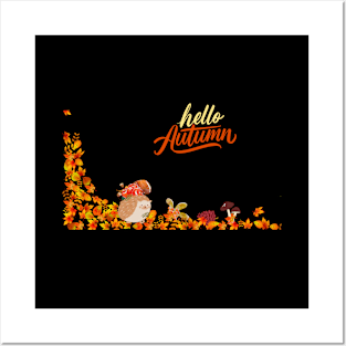 Hello Autumn Posters and Art